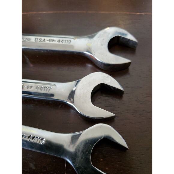 Craftsman Stubby Combination Wrenches Polished VV SERIES 18MM 15MM 14MM 13MM - Picture 6 of 9
